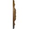 Ekena Millwork Flagstone Medallion (Canopies up to 3 7/8"), 30"OD x 3 7/8"ID x 3 1/4"P, Smokey Topaz Crackle CM30FLSTC - alternate 2